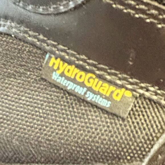 SKECHERS Tactical HydroGuard Hiking Work Boots Black Leather - Picture 12 of 12